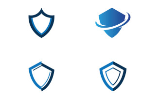 Shield logo template design. vector shield icon V11