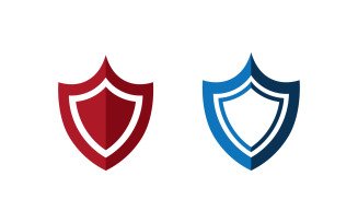 Shield logo template design. vector shield icon V2