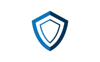 Shield logo template design. vector shield icon V6