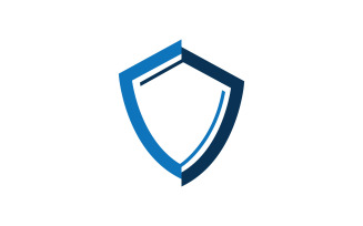 Shield logo template design. vector shield icon V7