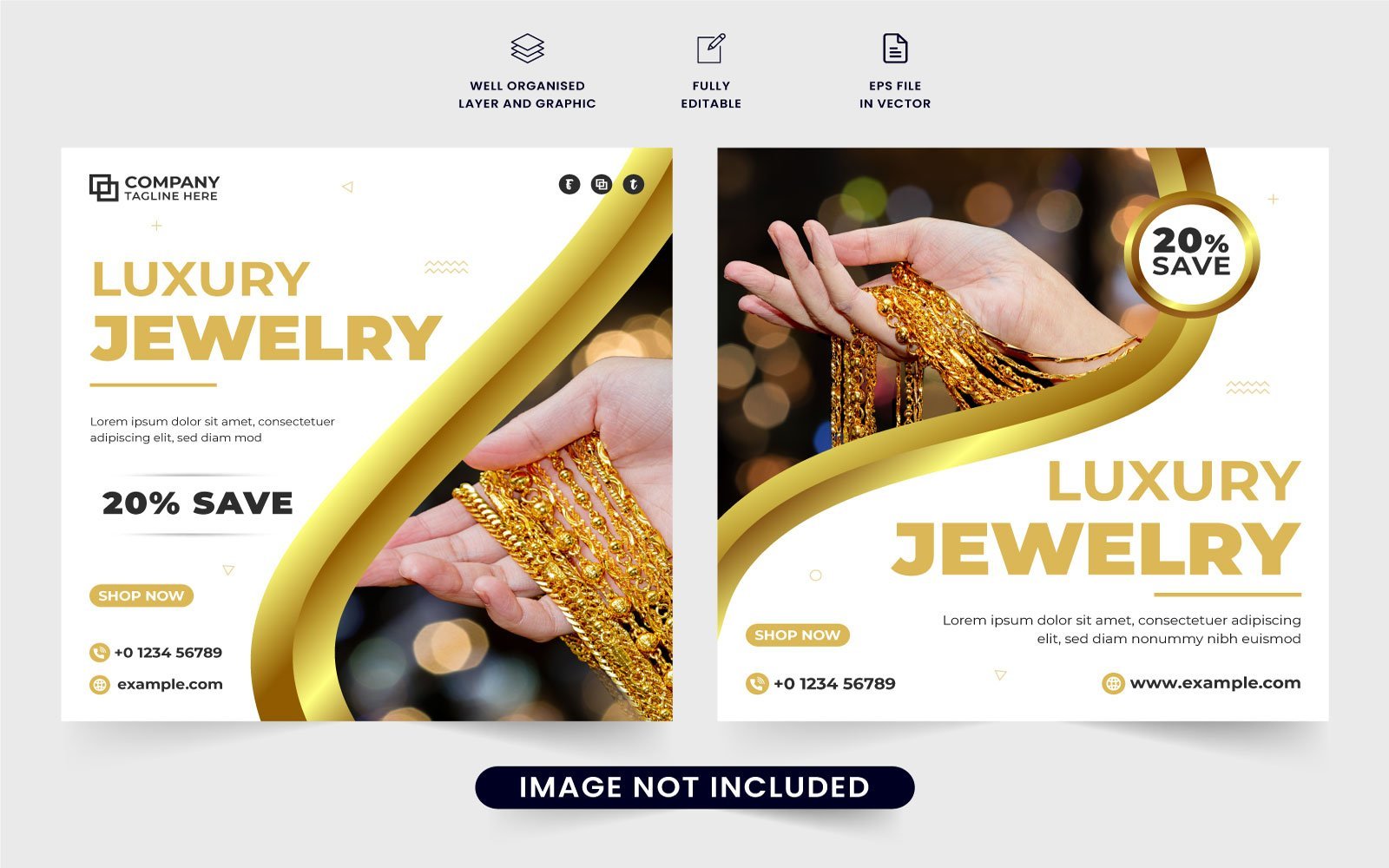 Template #294605 Post Gold Webdesign Template - Logo template Preview