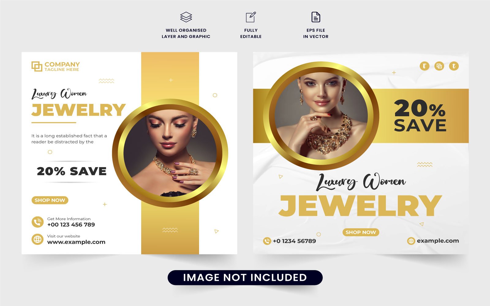 Template #294607 Post Gold Webdesign Template - Logo template Preview