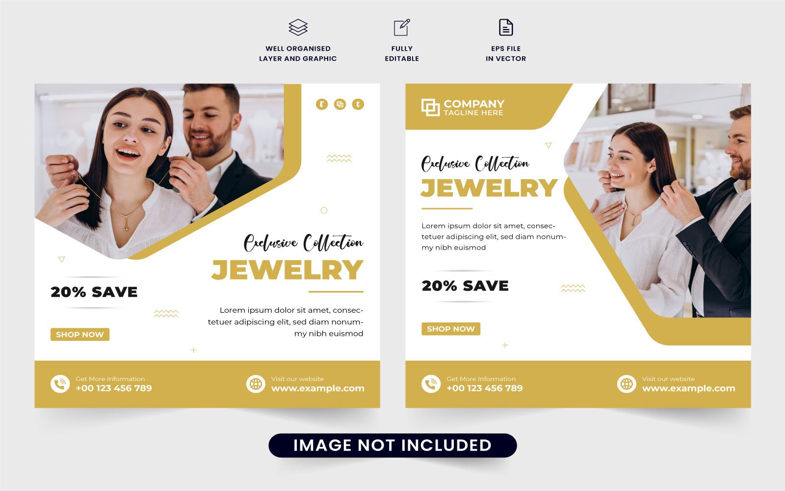 Template #294678 Post Gold Webdesign Template - Logo template Preview