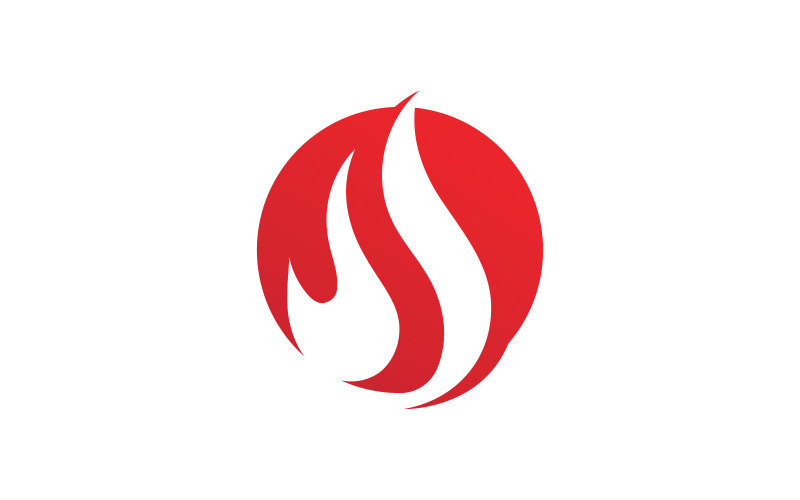 Fire Flame Logo design vector template V9 Logo Template