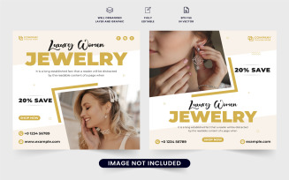 Jewelry business social media post
