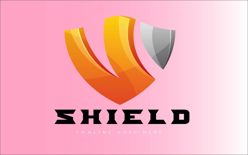 Shield Gradient Logo Templates