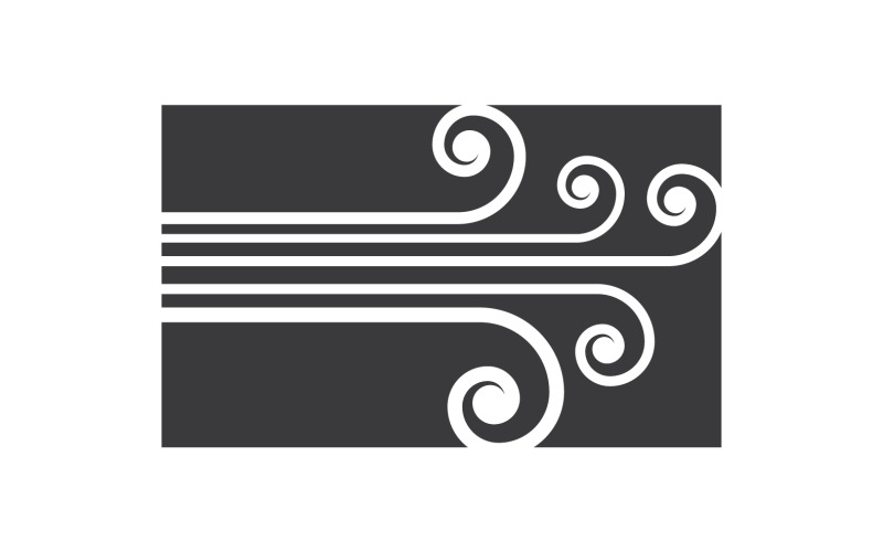 Wind Vector Design Illustration Template V10 Logo Template