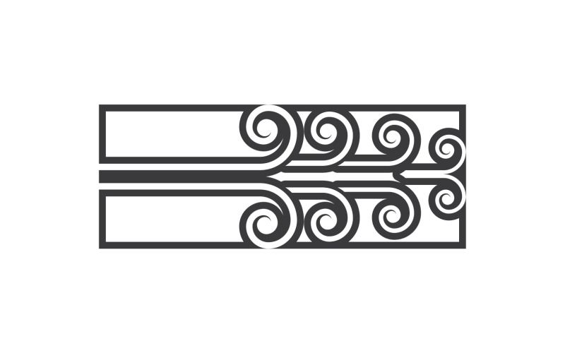 Wind Vector Design Illustration Template V13 Logo Template