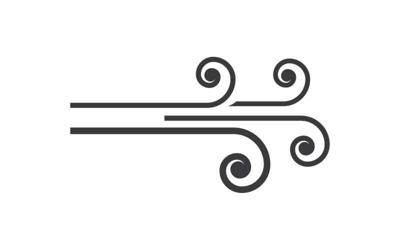 Wind Vector Design Illustration Template V2 Logo Template