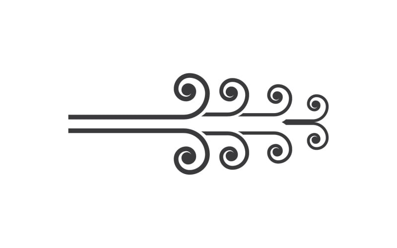 Wind Vector Design Illustration Template V3 Logo Template