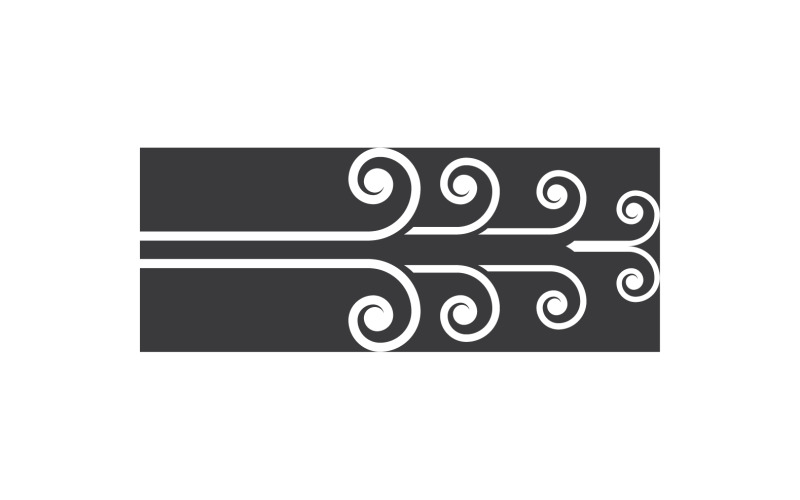 Wind Vector Design Illustration Template V7 Logo Template