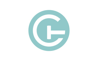 initials G logo icon Vector design template V16