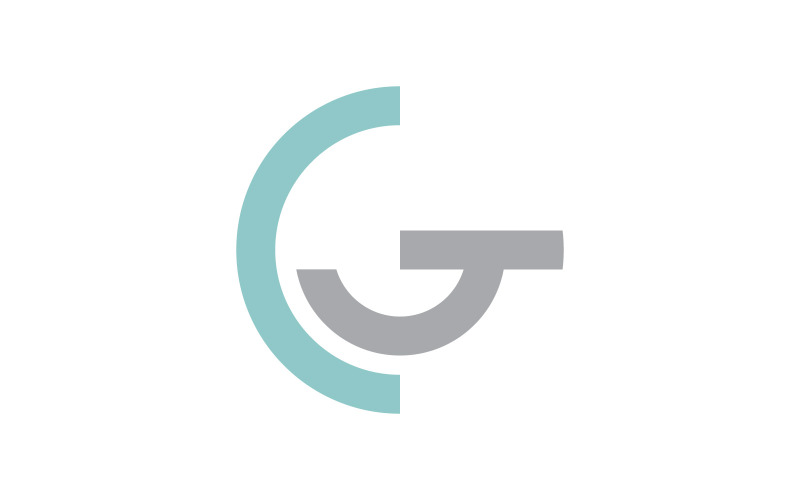 initials G logo icon Vector design template V4 Logo Template