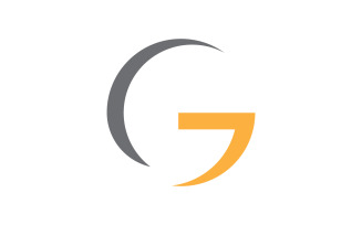 initials G logo icon Vector design template V5