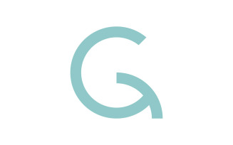 initials G logo icon Vector design template V7