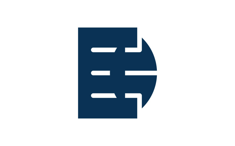 Letter E logo icon design template V7 Logo Template