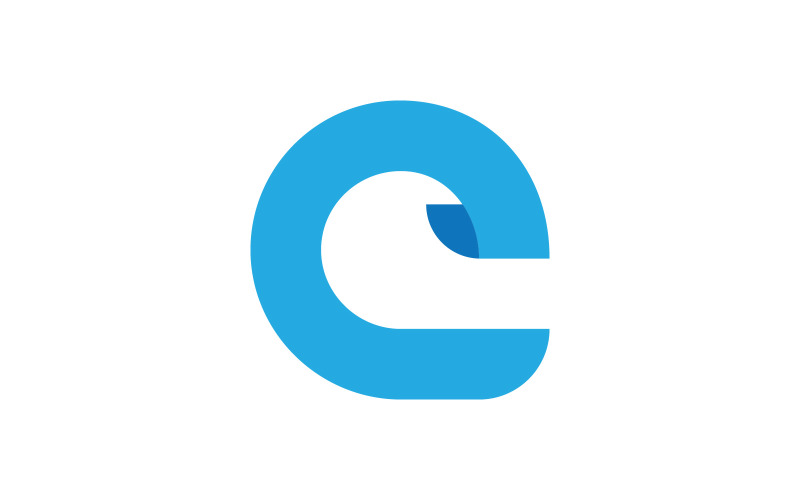 Letter E logo icon design template V9 Logo Template