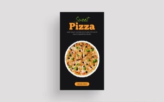 Pizza social media story design