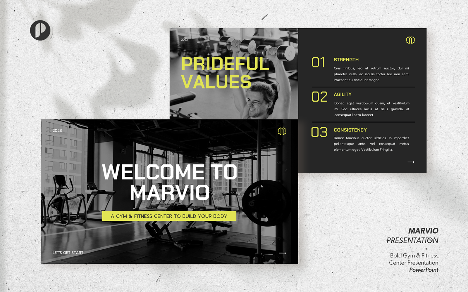 Kit Graphique #294814 Gym Fitness Divers Modles Web - Logo template Preview