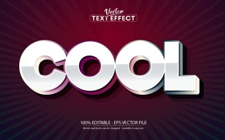 Cool - Editable Text Effect, Cartoon And Game Text Style, Graphics Illustration