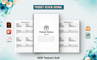 Editable Product Review Journal - KDP Interior V-1
