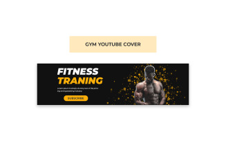 Gym YouTube Cover Photo Template