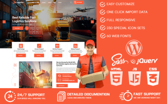 Logista - Transport & Logistics WordPress Theme