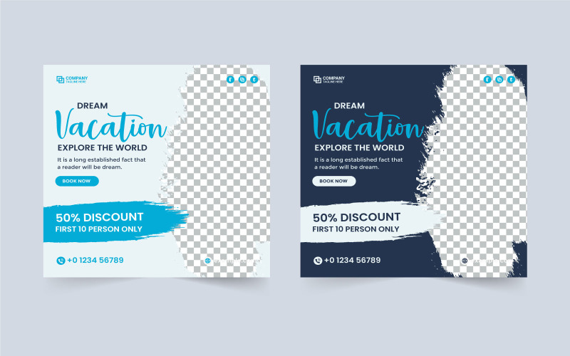 Travel Business Promotion Template Social Media