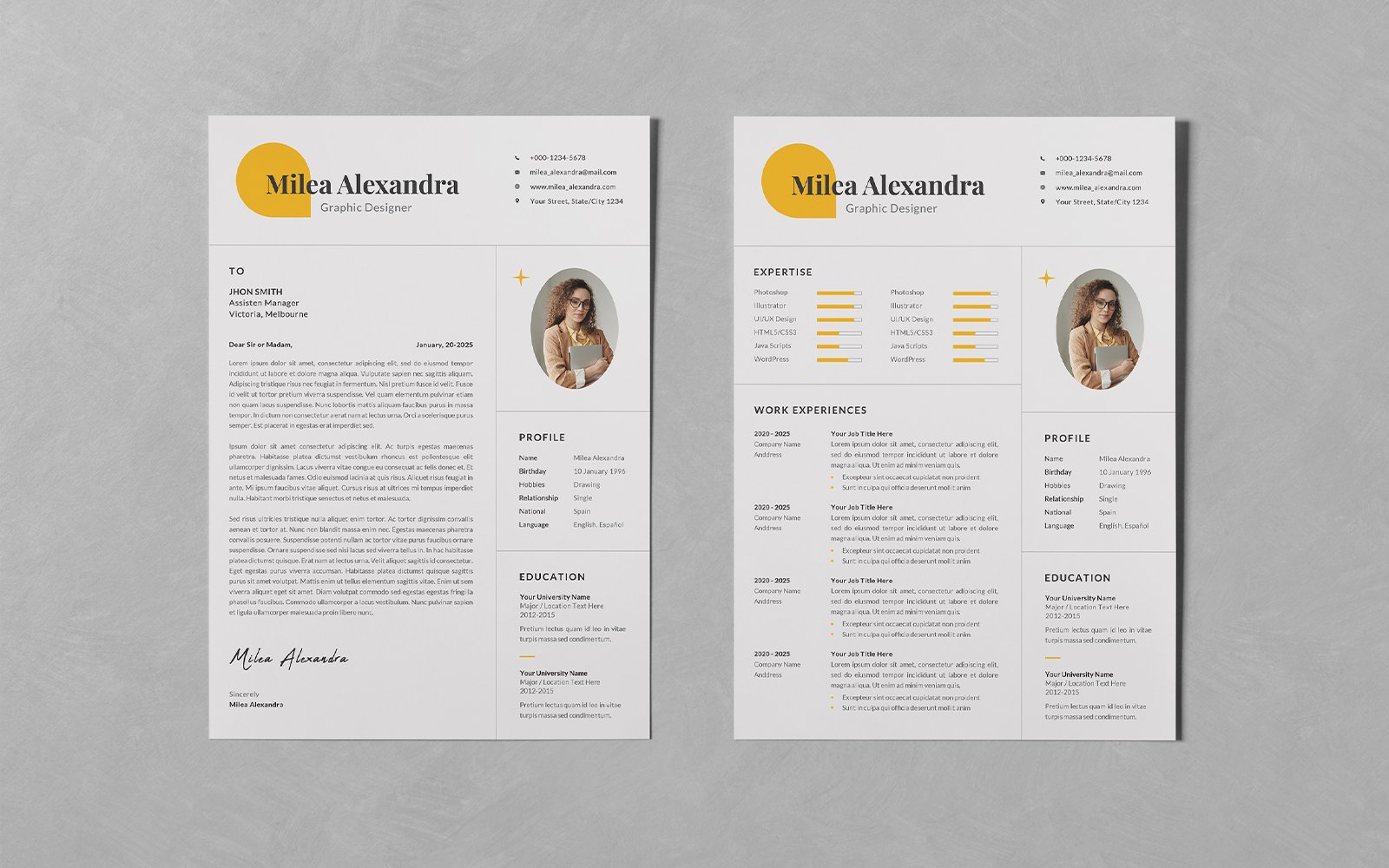 Kit Graphique #295068 Resume Business Divers Modles Web - Logo template Preview