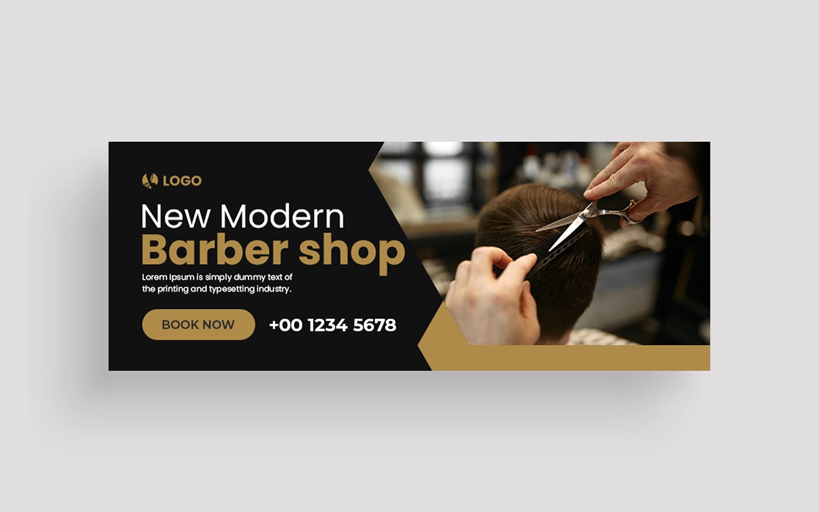 Kit Graphique #295092 Modern Barber Divers Modles Web - Logo template Preview