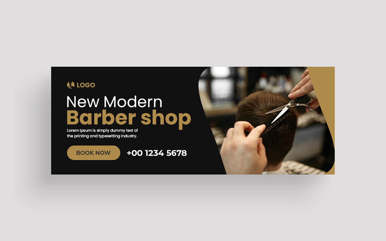 Template #295095 Barber Barbershop Webdesign Template - Logo template Preview