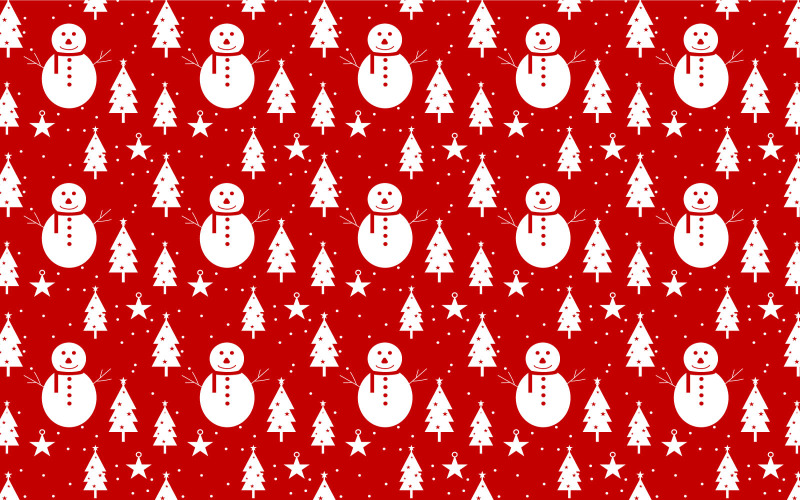 Christmas Seamless Pattern Vector Design