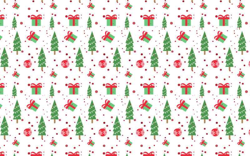 Endless Christmas Pattern Decoration