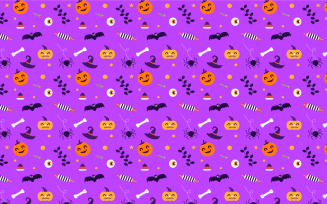 Halloween Abstract Pattern background vector