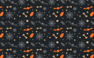 Halloween Scary Pattern Background