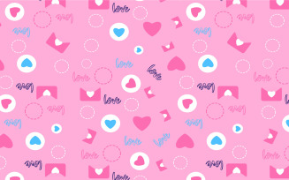 Love Pattern Background Texture Vector