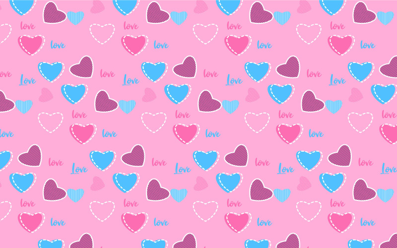 Love Pattern Texture for Wallpapers