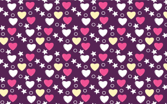 Seamless Abstract Love Pattern Vector