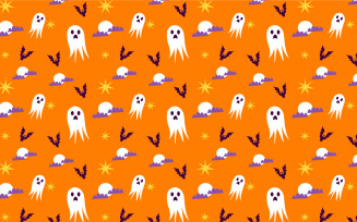 Spooky Halloween Pattern Texture Vector