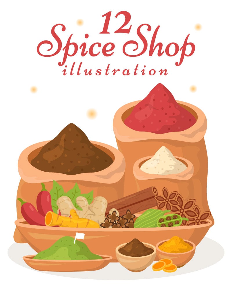 Kit Graphique #295122 Spice Shop Divers Modles Web - Logo template Preview