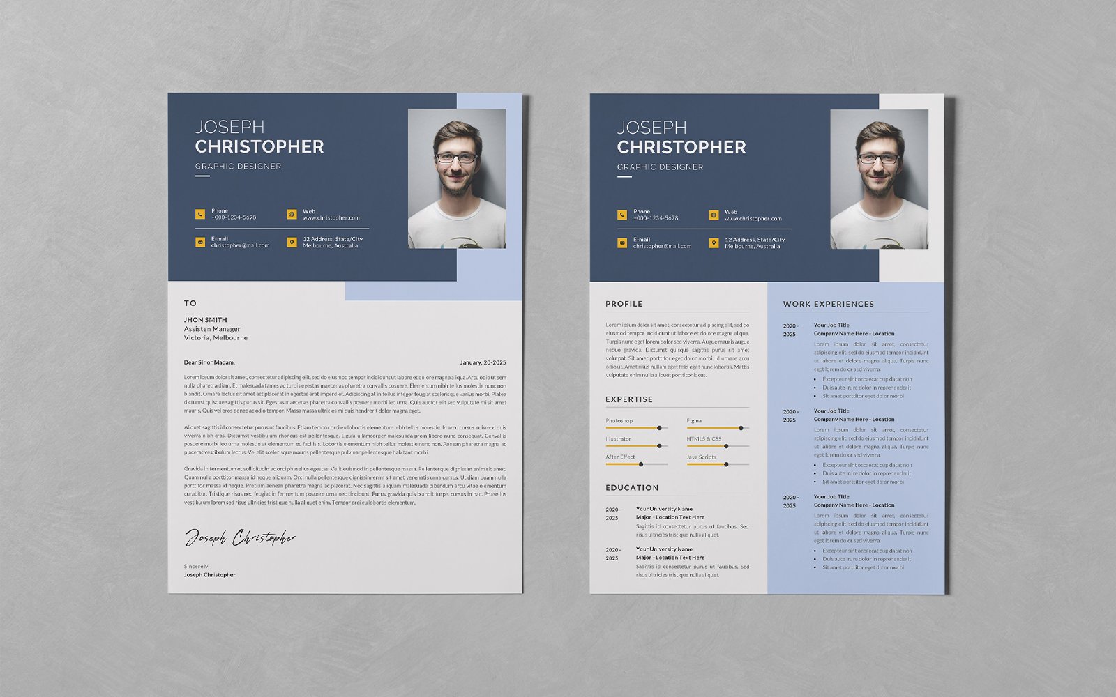 Kit Graphique #295151 Resume Business Divers Modles Web - Logo template Preview