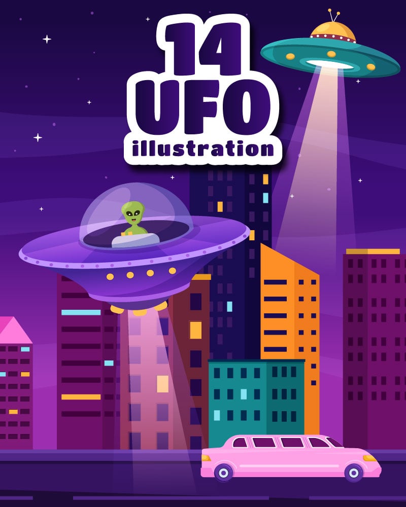 Template #295152 Flying Ufo Webdesign Template - Logo template Preview