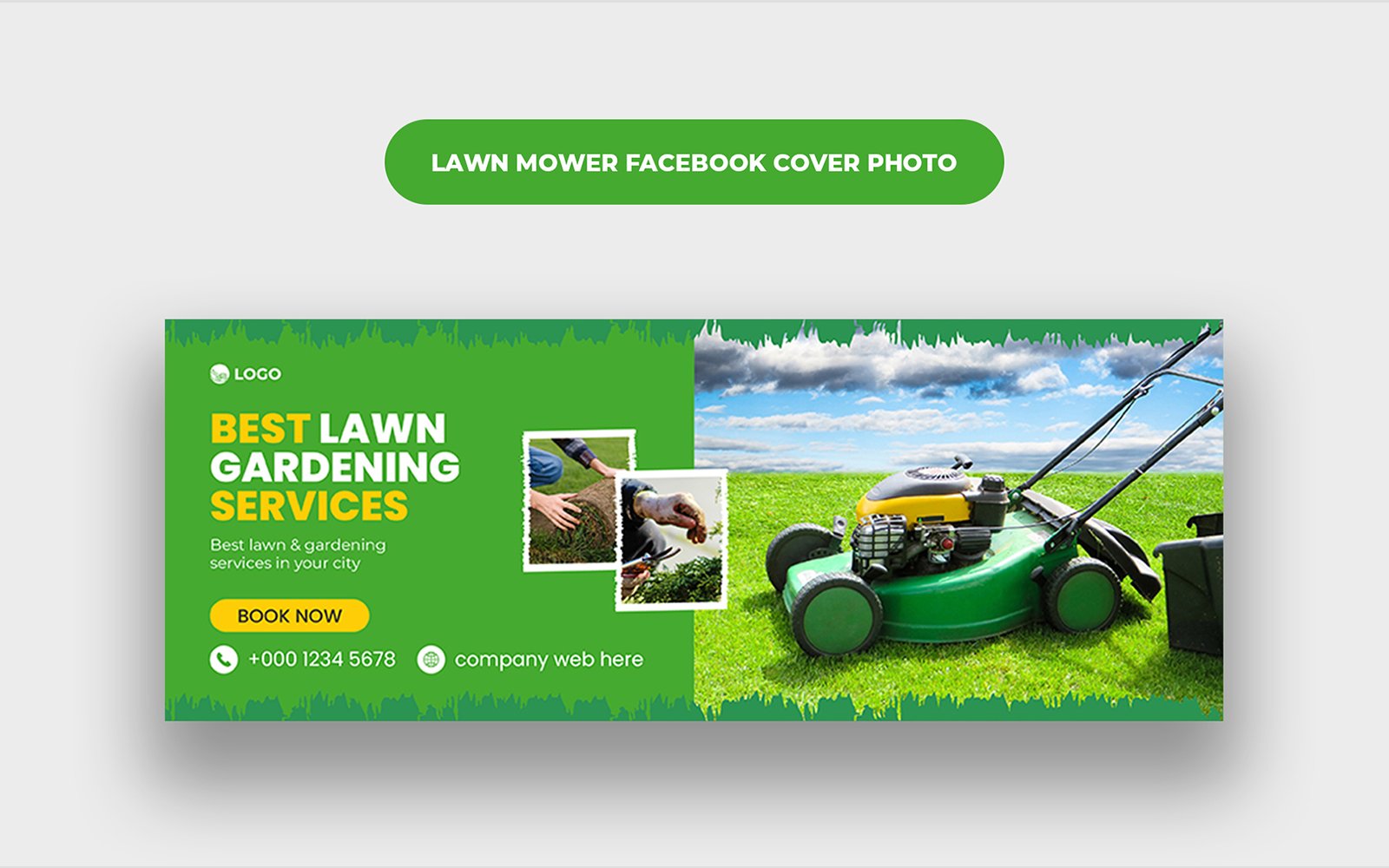 Template #295190 Mower Cover Webdesign Template - Logo template Preview