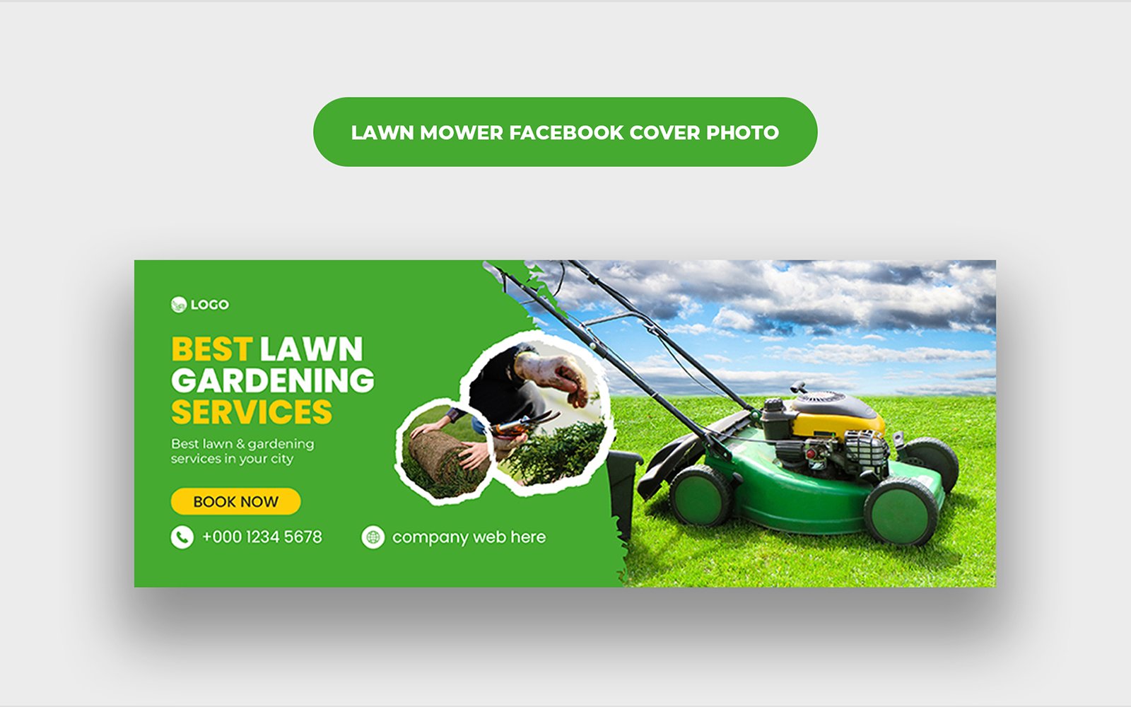 Template #295192 Mower Cover Webdesign Template - Logo template Preview