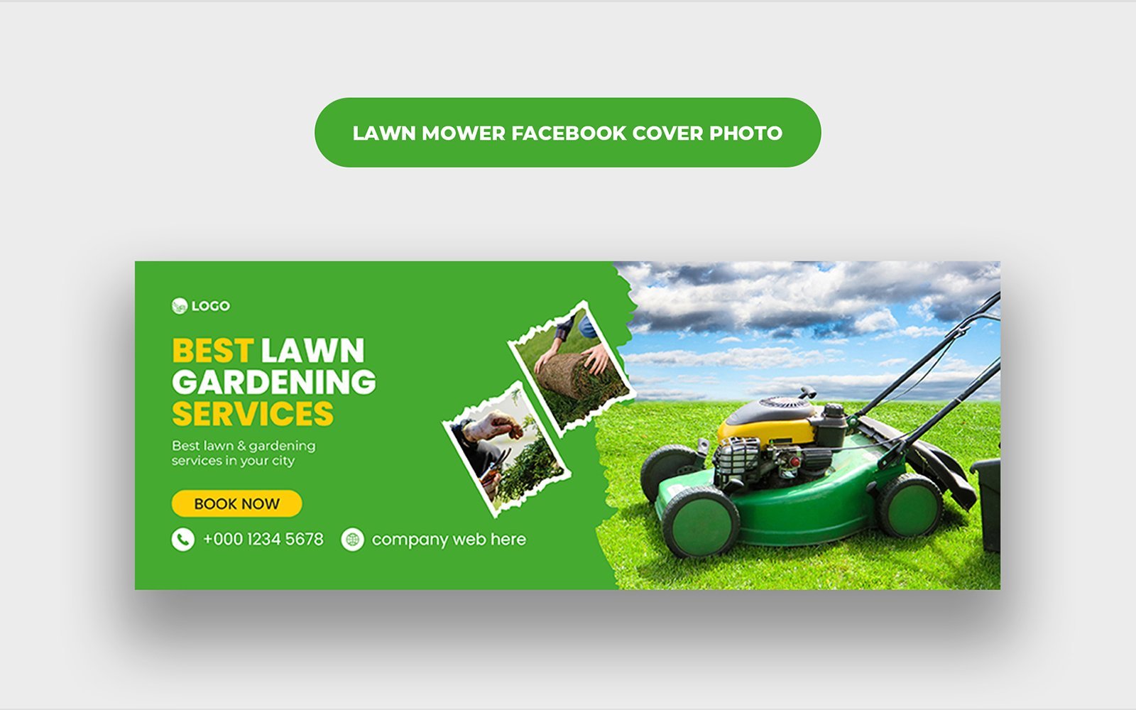 Template #295194 Mower Cover Webdesign Template - Logo template Preview