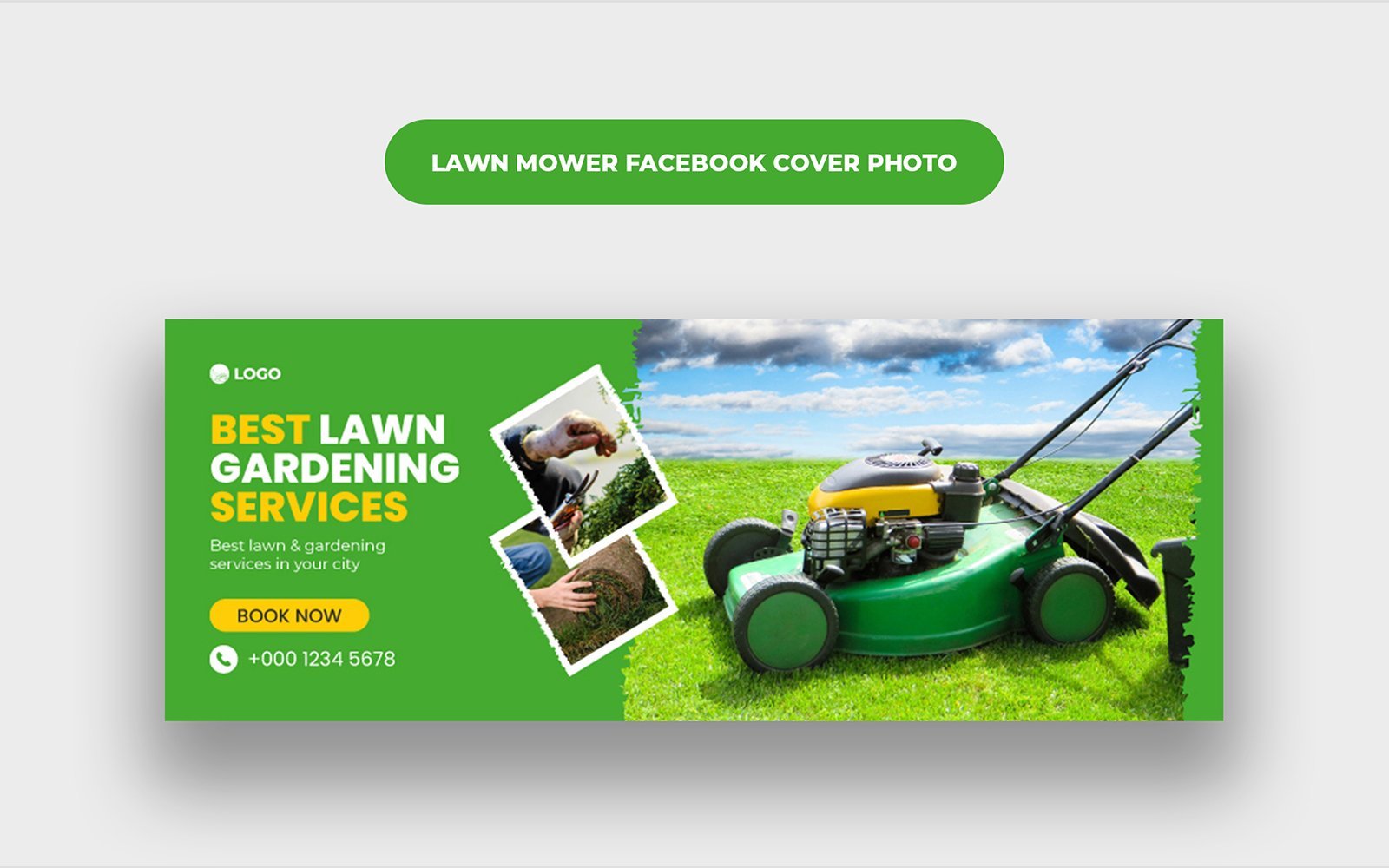 Template #295195 Mower Cover Webdesign Template - Logo template Preview