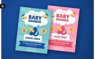 Cheerful Baby Shower Invitation
