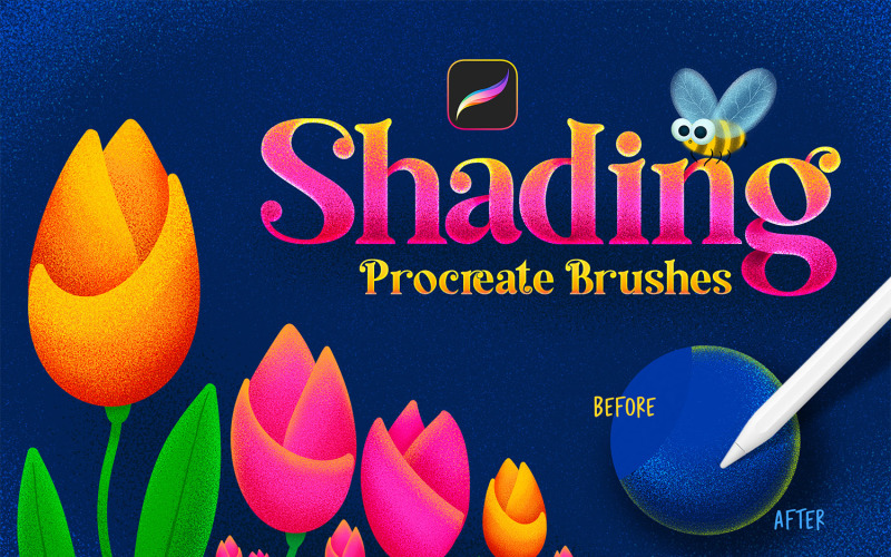 Shading Procreate Brushes Illustration