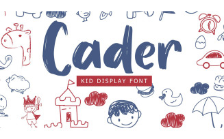 Cader Kid Display Font - Cader Kid Display Font