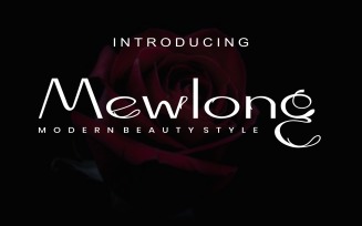 Mewlong - Modern Beauty Fonts